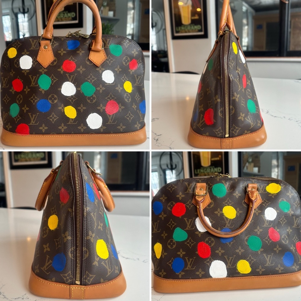 Louis Vuitton vintage Alma PM w/dust cover monogram leather MINT condition RARE - Picture 4 of 6